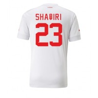 Billiga Schweiz Xherdan Shaqiri #23 Borta fotbollskläder VM 2022 Kortärmad